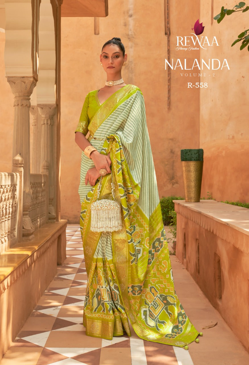 NALANDA BY REWAA 108-A TO 108-I SERIES SILK SAREE Anant Tex Exports Private Limited