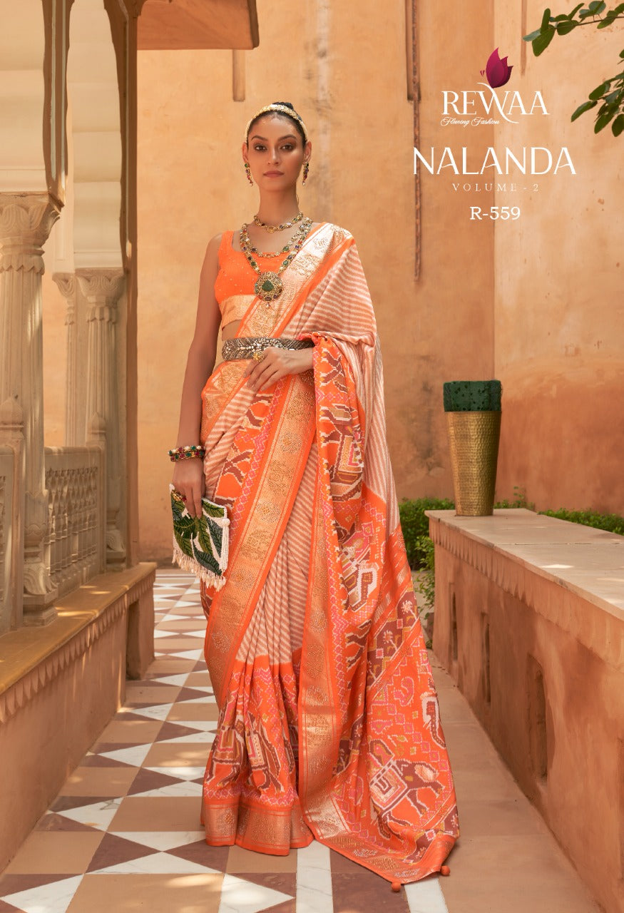 NALANDA BY REWAA 108-A TO 108-I SERIES SILK SAREE Anant Tex Exports Private Limited