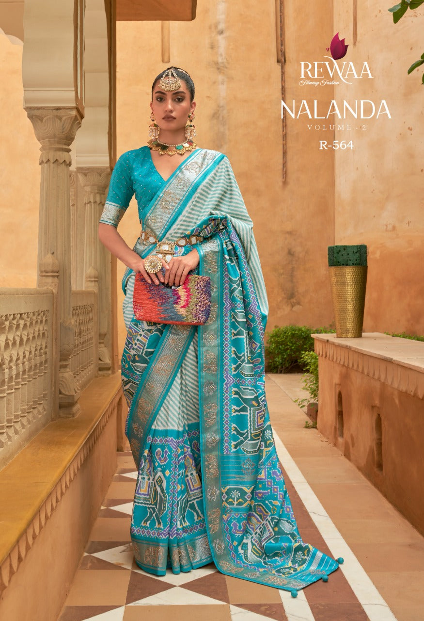 NALANDA BY REWAA 108-A TO 108-I SERIES SILK SAREE Anant Tex Exports Private Limited