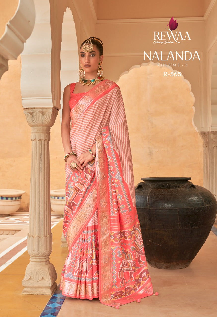 NALANDA BY REWAA 108-A TO 108-I SERIES SILK SAREE Anant Tex Exports Private Limited