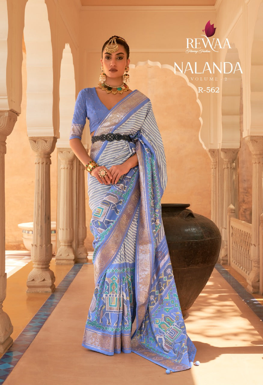 NALANDA BY REWAA 108-A TO 108-I SERIES SILK SAREE Anant Tex Exports Private Limited