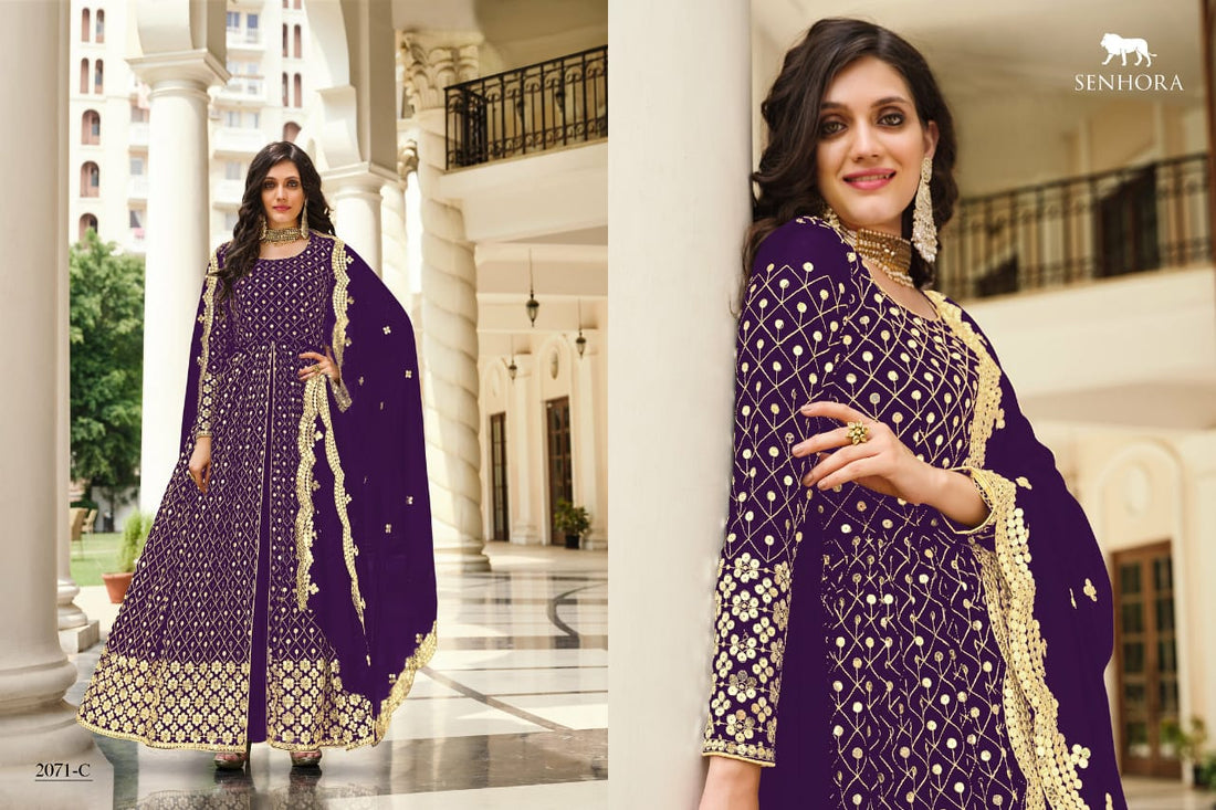 Moksa 2071 Color Senhora Designer Salwar Suits Anant Tex Exports Private Limited