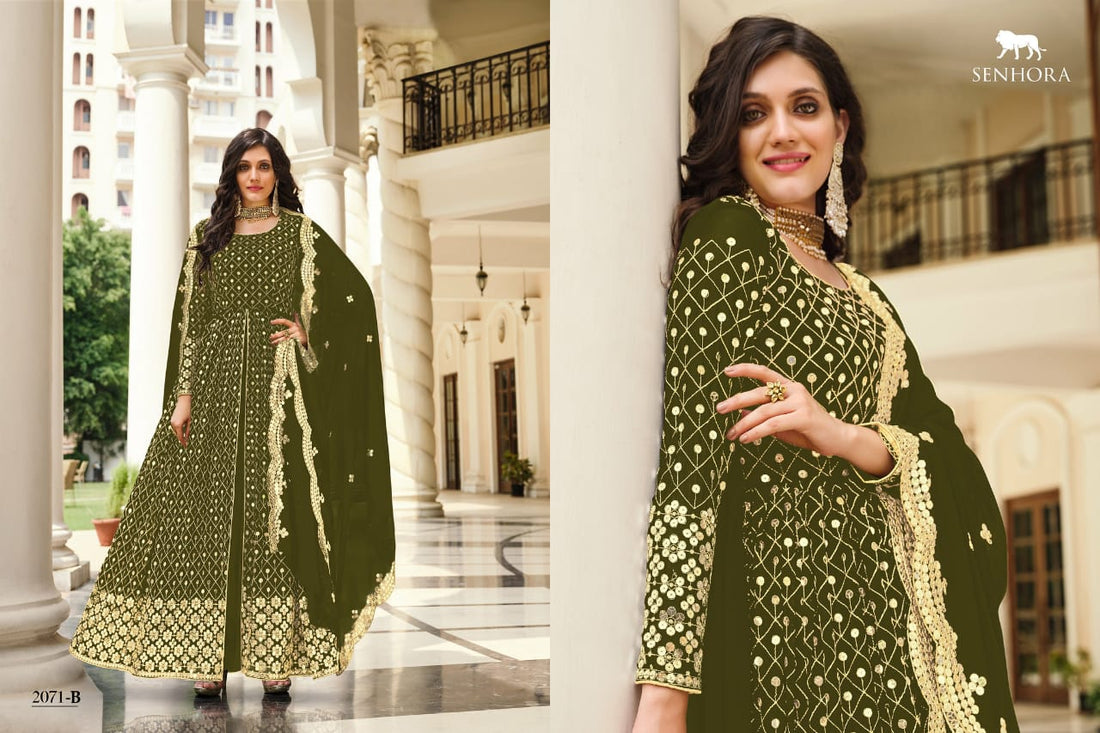 Moksa 2071 Color Senhora Designer Salwar Suits Anant Tex Exports Private Limited