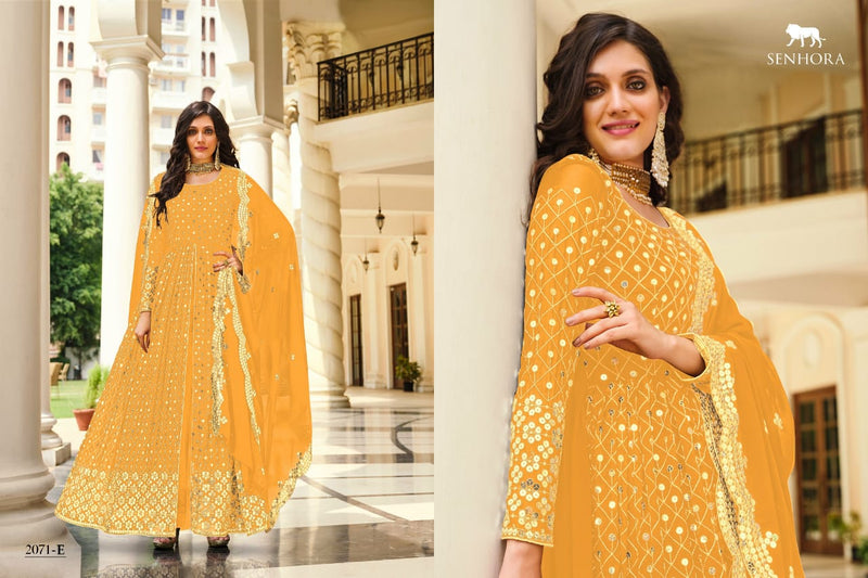 Moksa 2071 Color Senhora Designer Salwar Suits Anant Tex Exports Private Limited