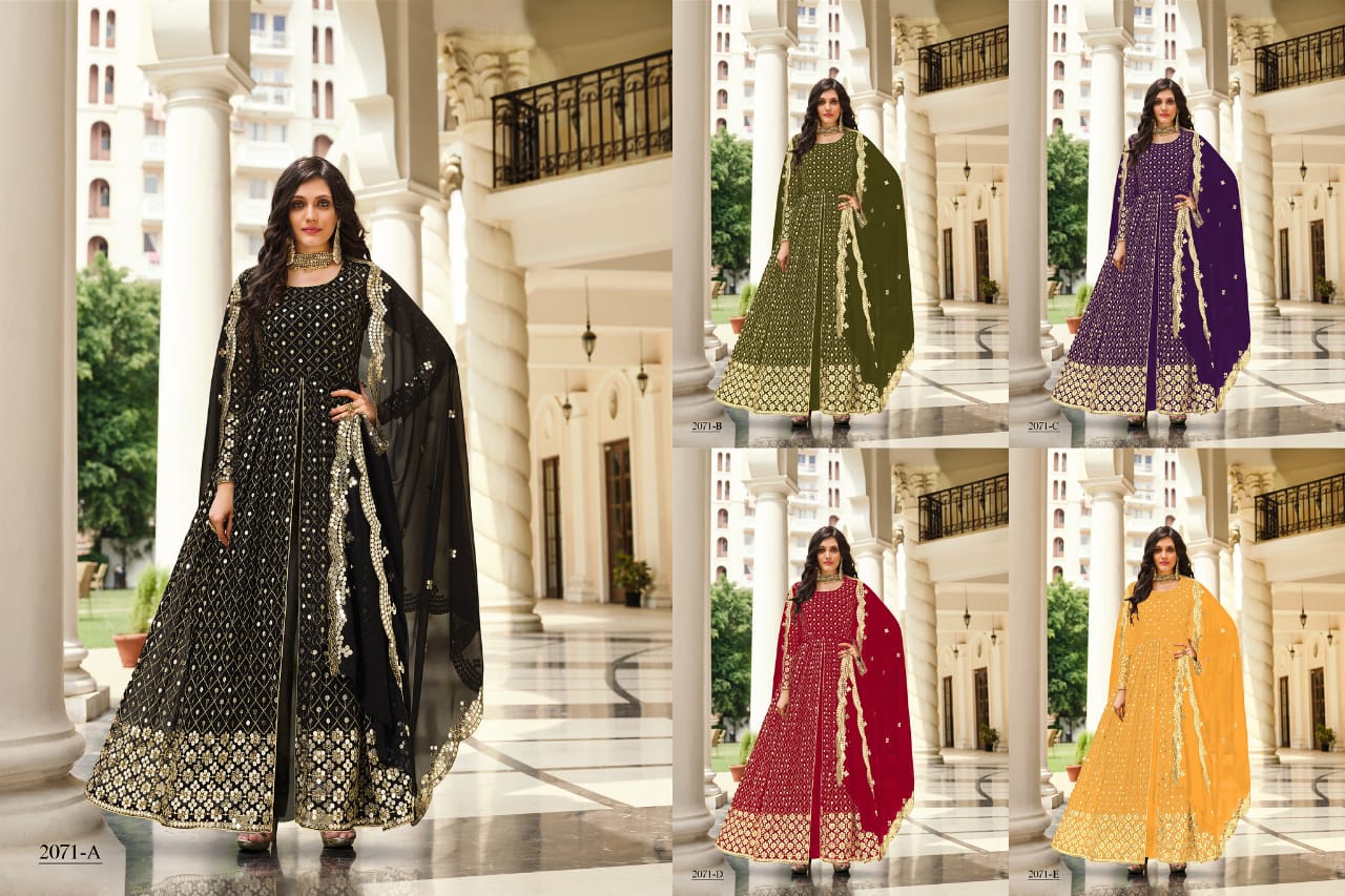 Moksa 2071 Color Senhora Designer Salwar Suits Anant Tex Exports Private Limited