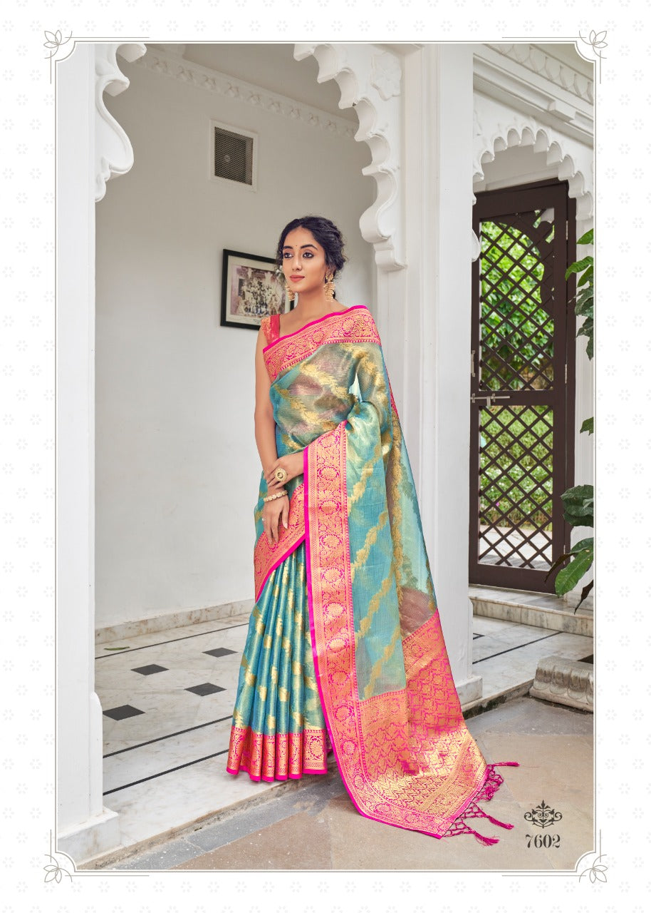 Aspen Soft Tissue Silk Saree Anant Tex Exports Private Limited
