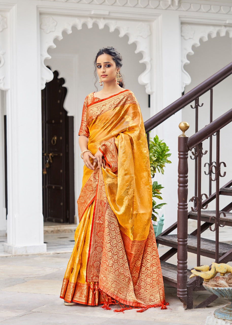 Aspen Soft Tissue Silk Saree Anant Tex Exports Private Limited