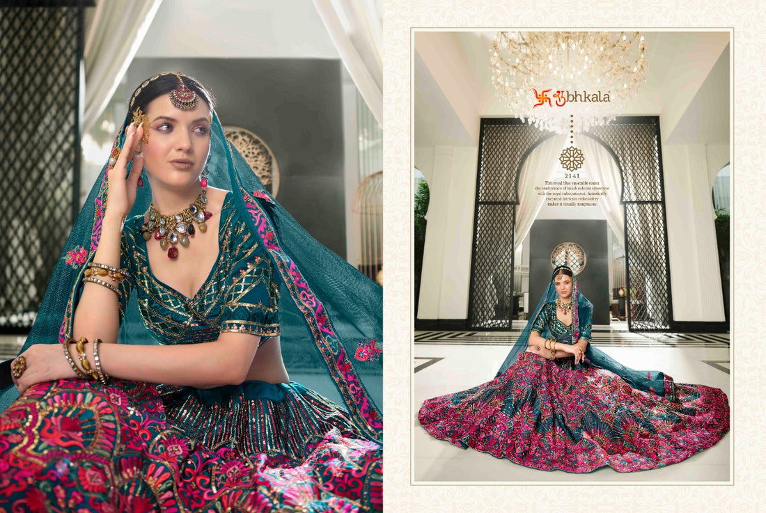 SHUBHKALA GULDASTA VOL 13 SILK LEHENGA CHOLI Anant Tex Exports Private Limited