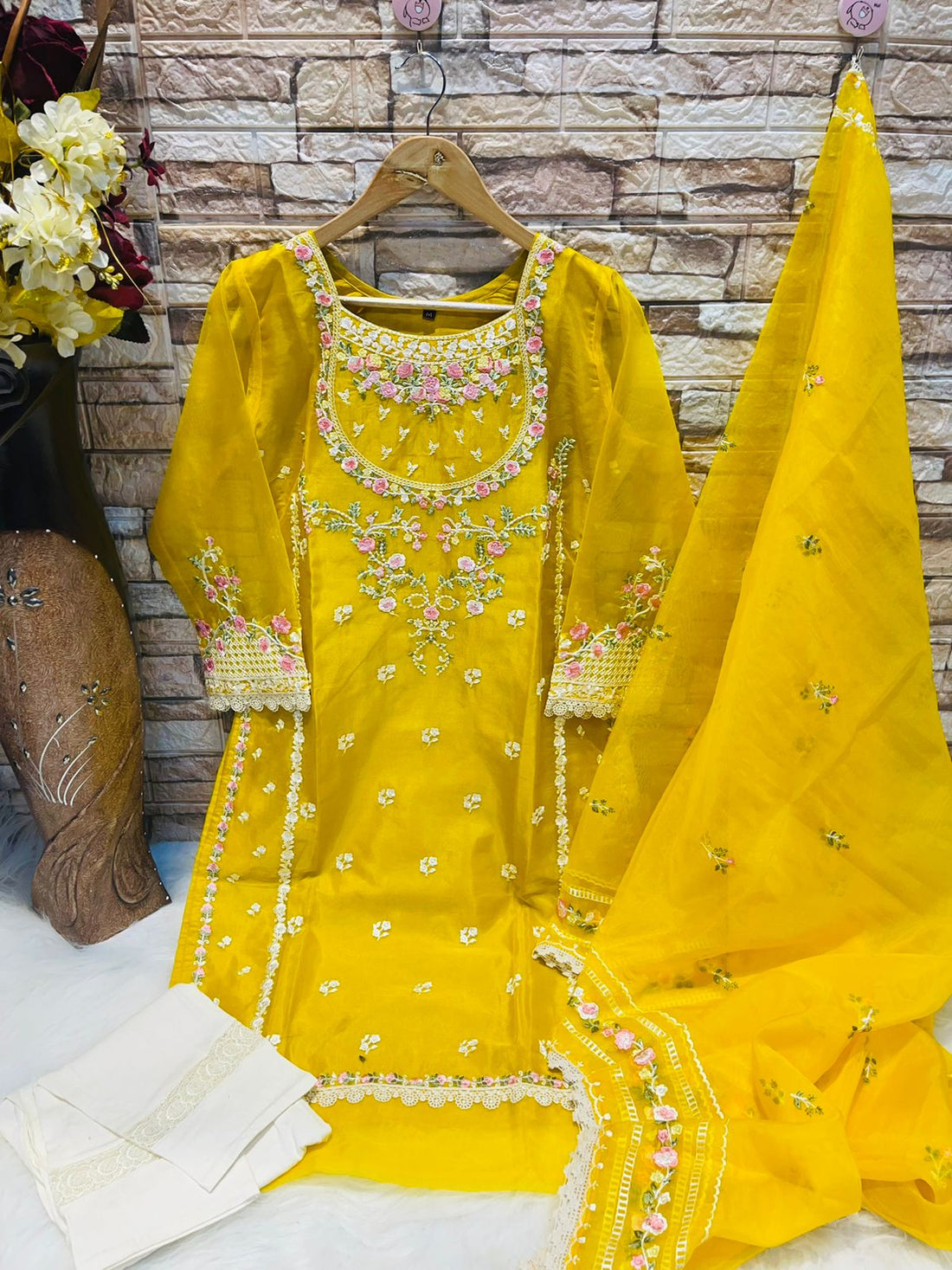 Deepsy Dno. D-259 Pure orgnaza with embroidery Suits Anant Tex Exports Private Limited