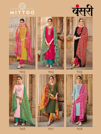 Mittoo Bansri Viscose Ready Made Suits Anant Tex Exports Private Limited
