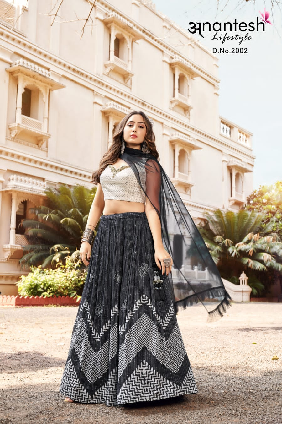 ANANTESH VOL 1 -2001 CROP TOP LEHENGA Anant Tex Exports Private Limited