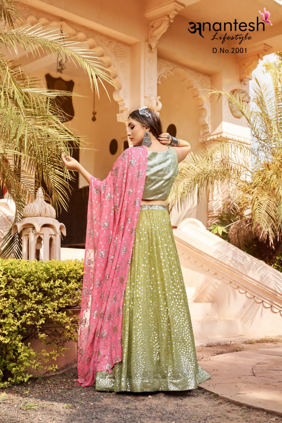 ANANTESH VOL 1 -2001 CROP TOP LEHENGA Anant Tex Exports Private Limited