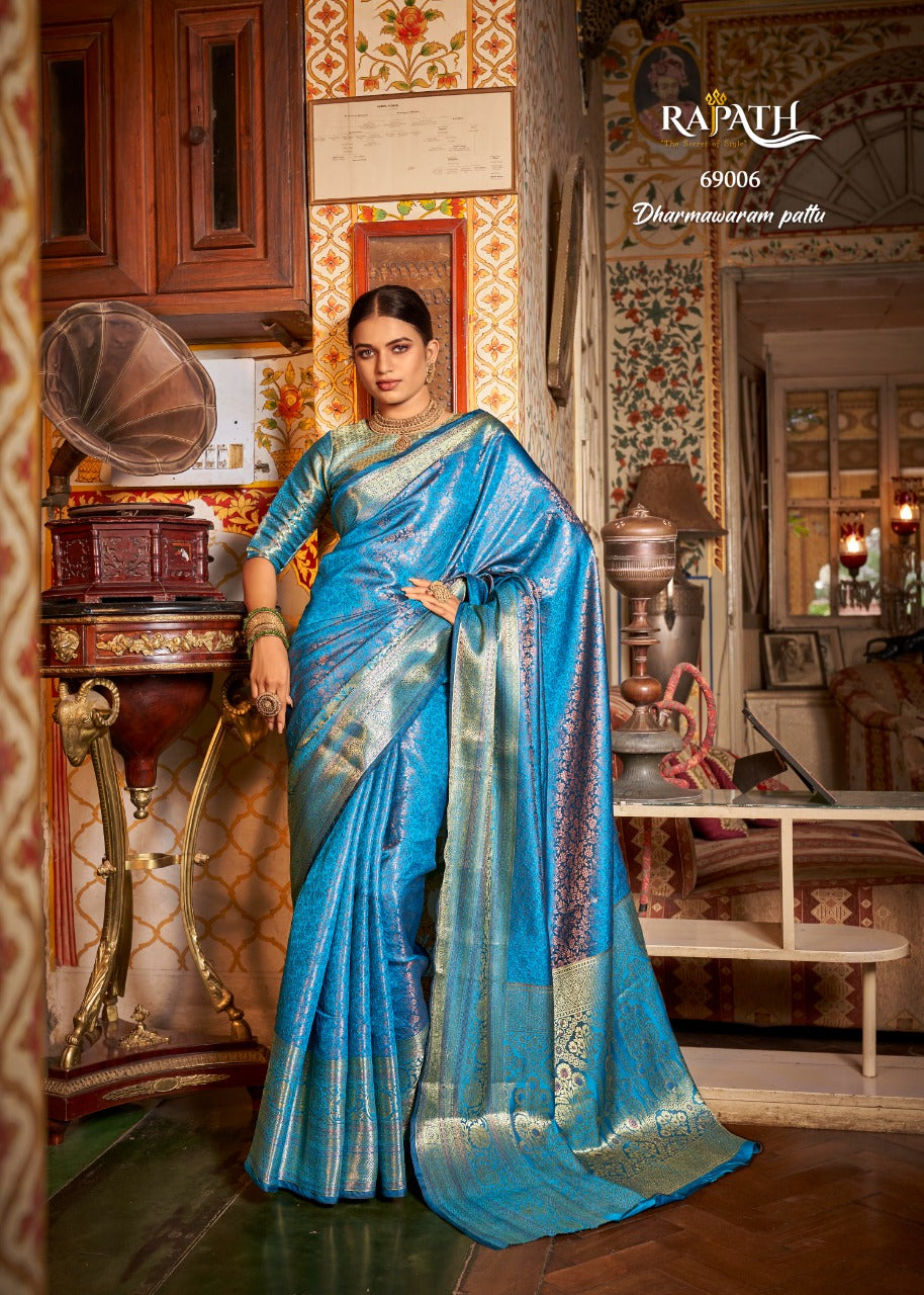 RajPath Arunima Soft kanchivaram Saree Anant Tex Exports Private Limited