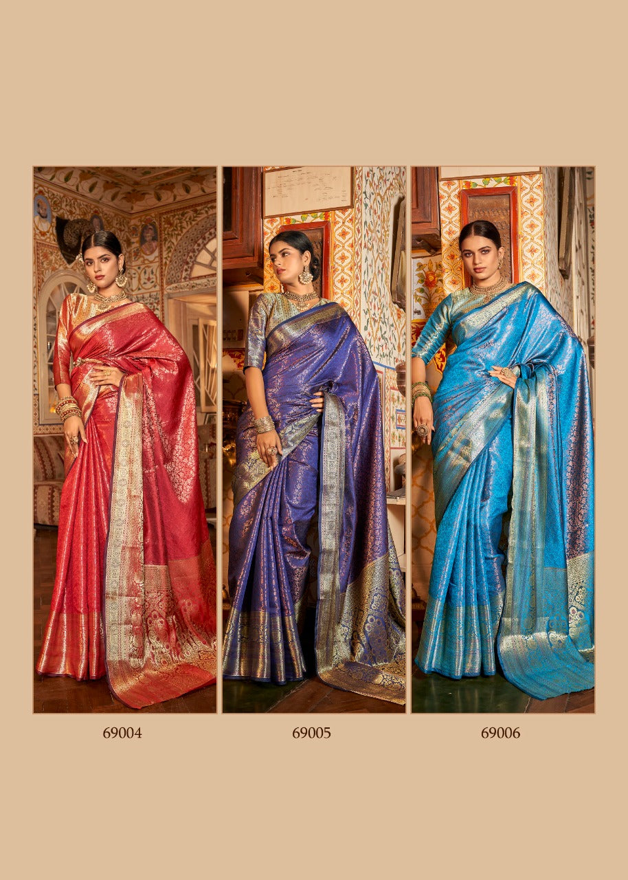 RajPath Arunima Soft kanchivaram Saree Anant Tex Exports Private Limited