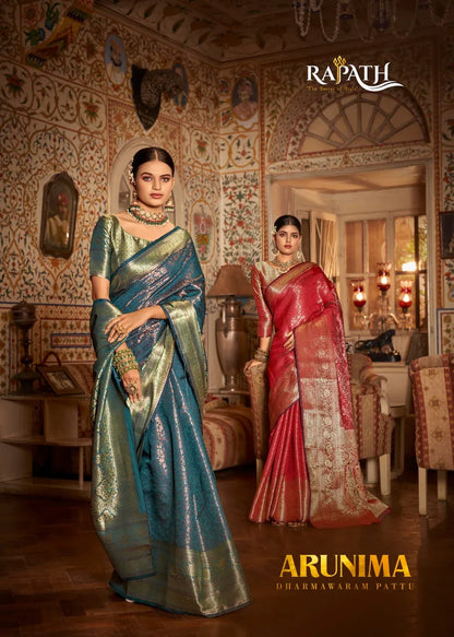 RajPath Arunima Soft kanchivaram Saree Anant Tex Exports Private Limited