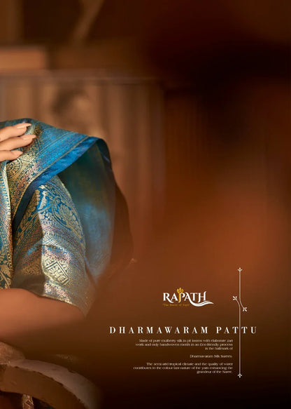 RajPath Arunima Soft kanchivaram Saree Anant Tex Exports Private Limited