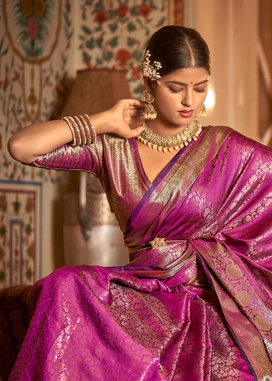 RajPath Arunima Soft kanchivaram Saree Anant Tex Exports Private Limited