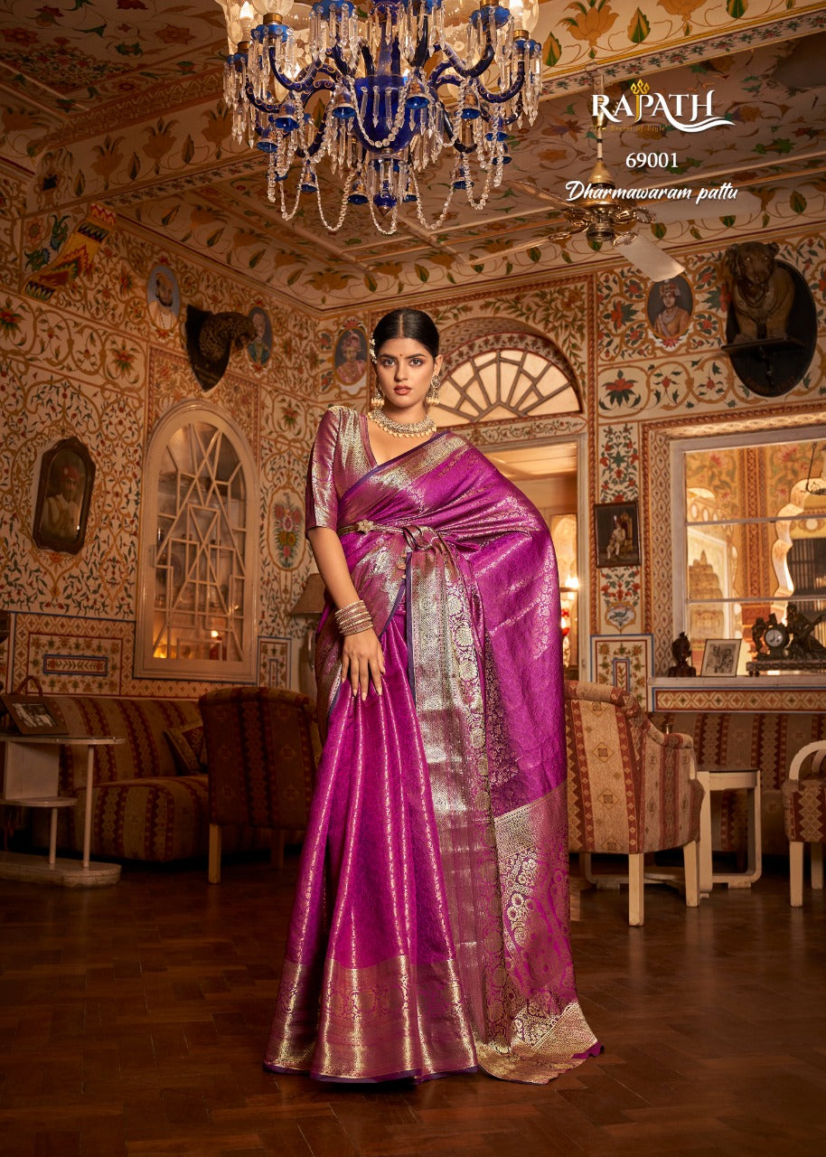 RajPath Arunima Soft kanchivaram Saree Anant Tex Exports Private Limited