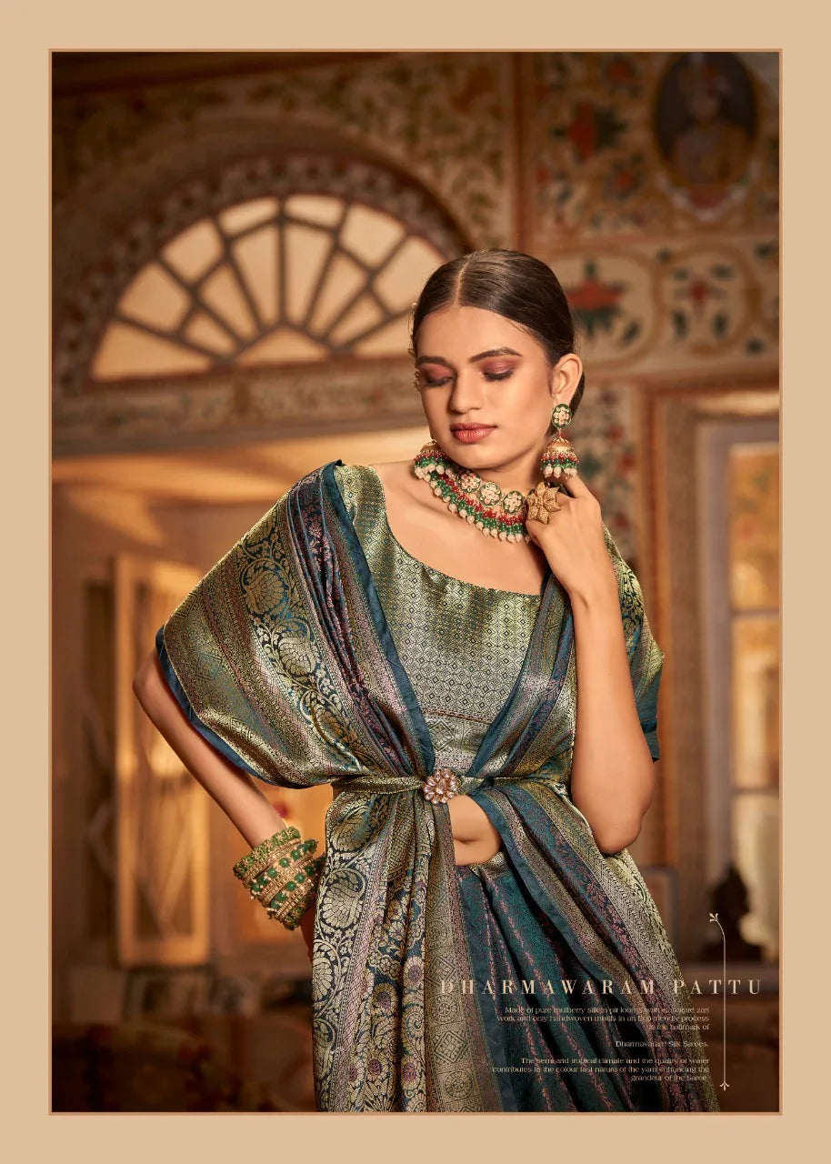 RajPath Arunima Soft kanchivaram Saree Anant Tex Exports Private Limited