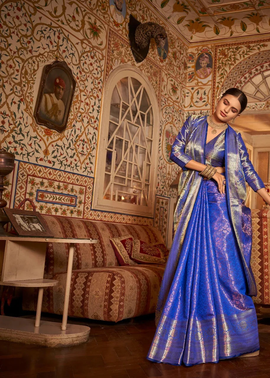 RajPath Arunima Soft kanchivaram Saree Anant Tex Exports Private Limited