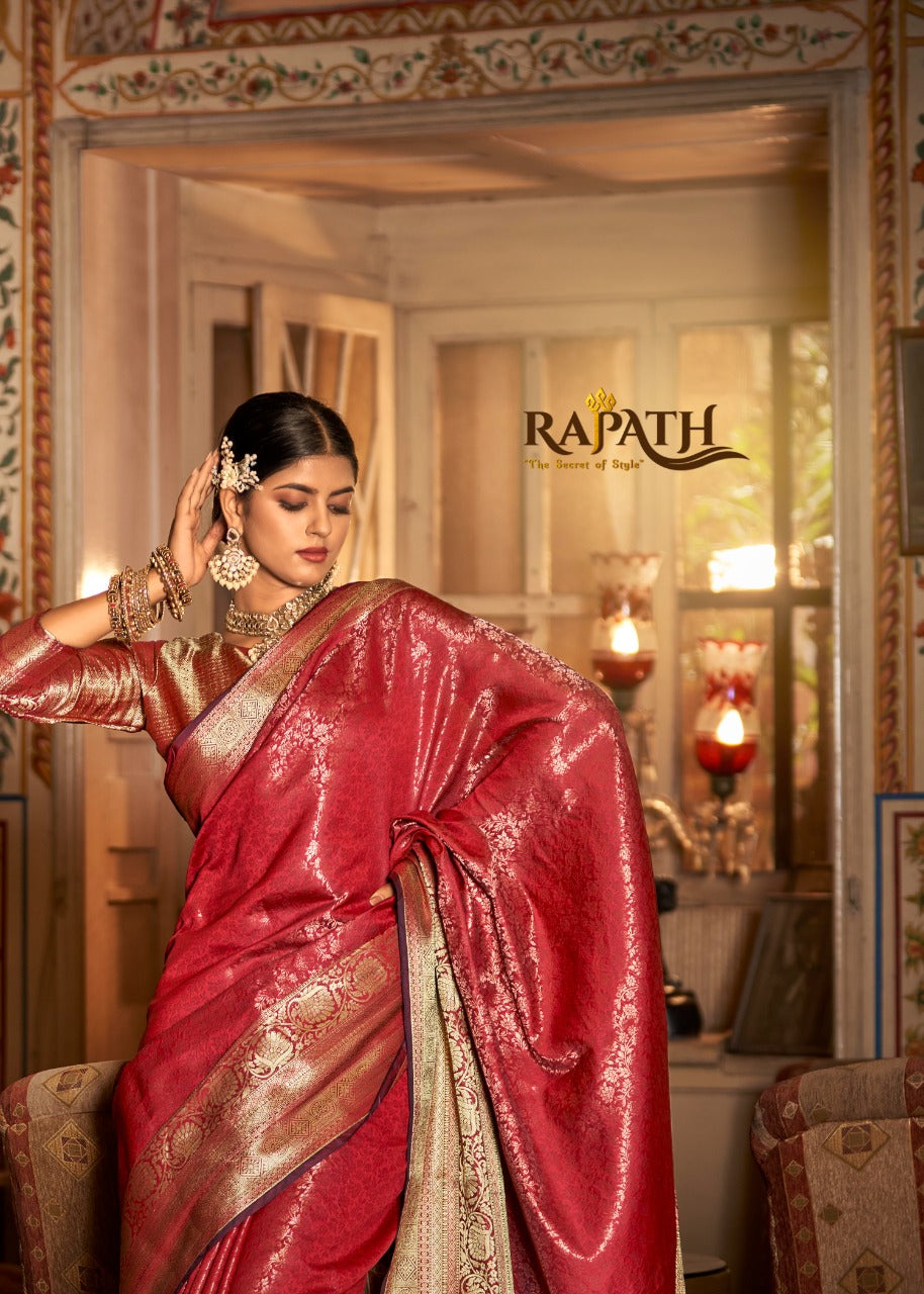 RajPath Arunima Soft kanchivaram Saree Anant Tex Exports Private Limited