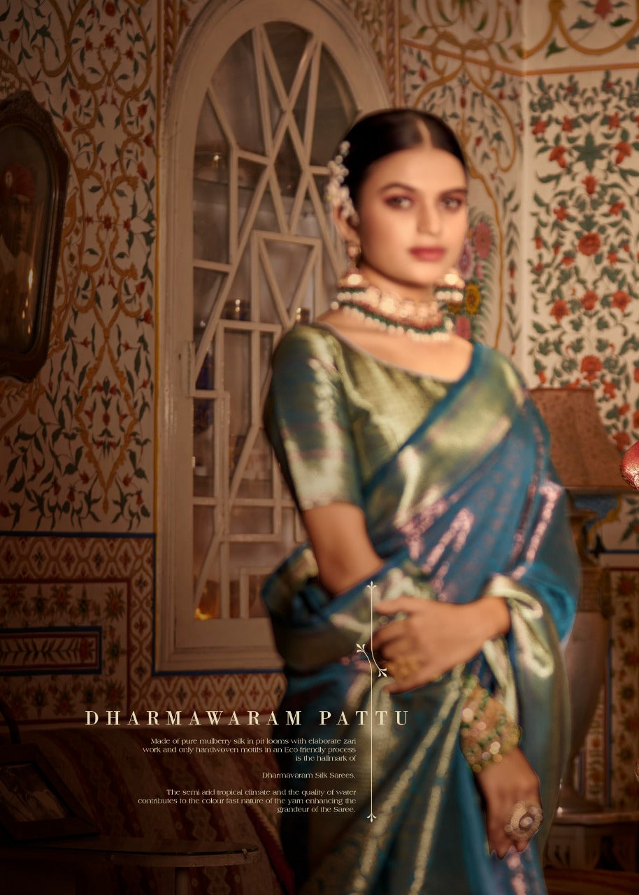 RajPath Arunima Soft kanchivaram Saree Anant Tex Exports Private Limited