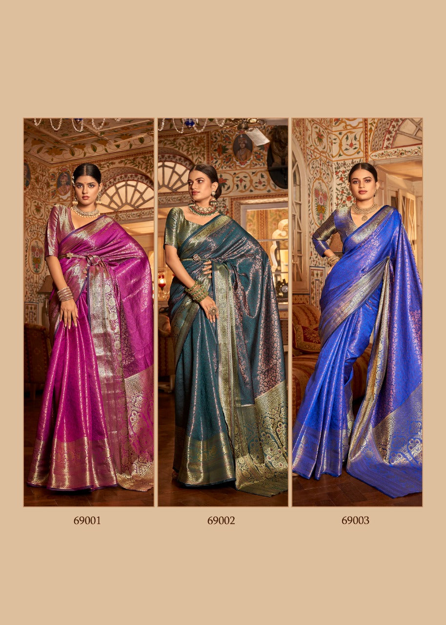 RajPath Arunima Soft kanchivaram Saree Anant Tex Exports Private Limited