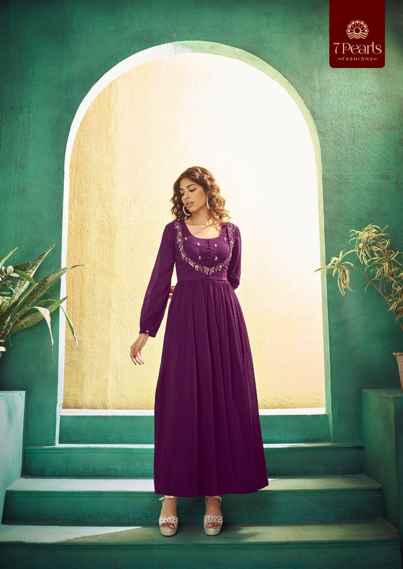 7 PEARLS GEORGETTE WITH INNER SUIT Anant Tex Exports Private Limited
