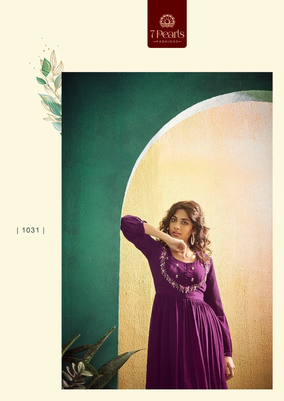 7 PEARLS GEORGETTE WITH INNER SUIT Anant Tex Exports Private Limited