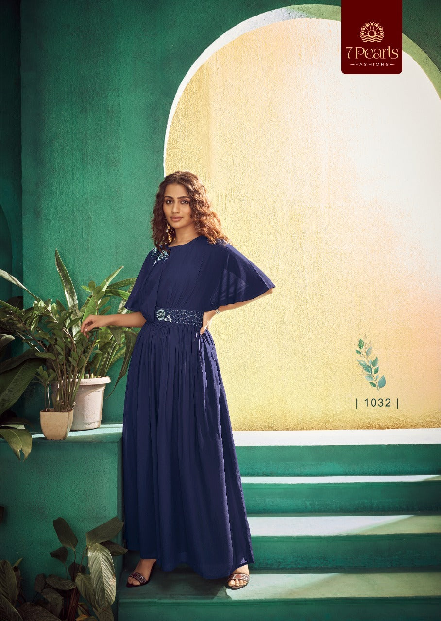 7 PEARLS GEORGETTE WITH INNER SUIT Anant Tex Exports Private Limited