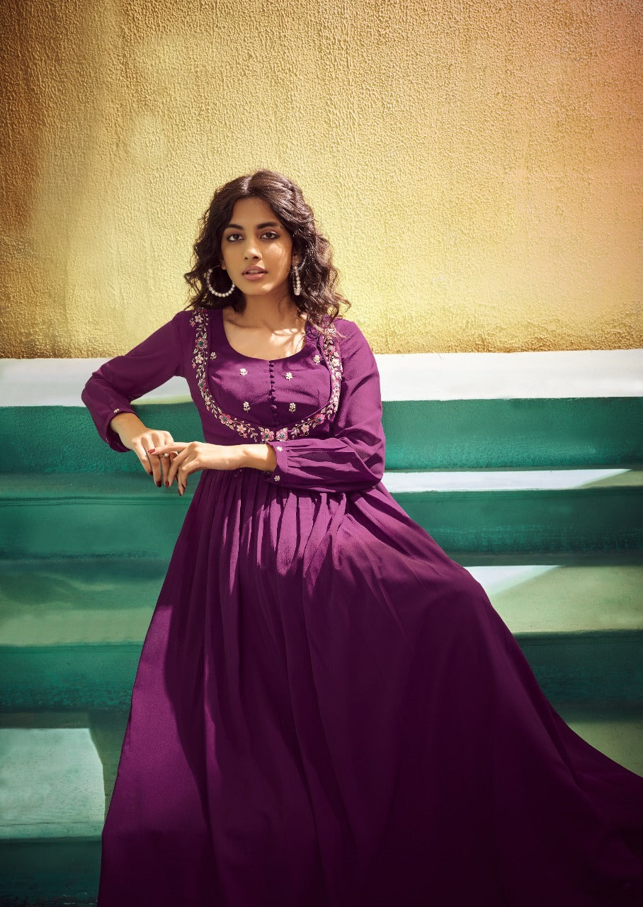 7 PEARLS GEORGETTE WITH INNER SUIT Anant Tex Exports Private Limited