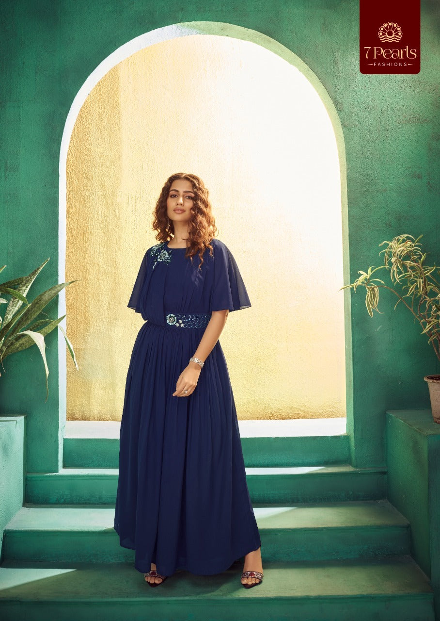 7 PEARLS GEORGETTE WITH INNER SUIT Anant Tex Exports Private Limited