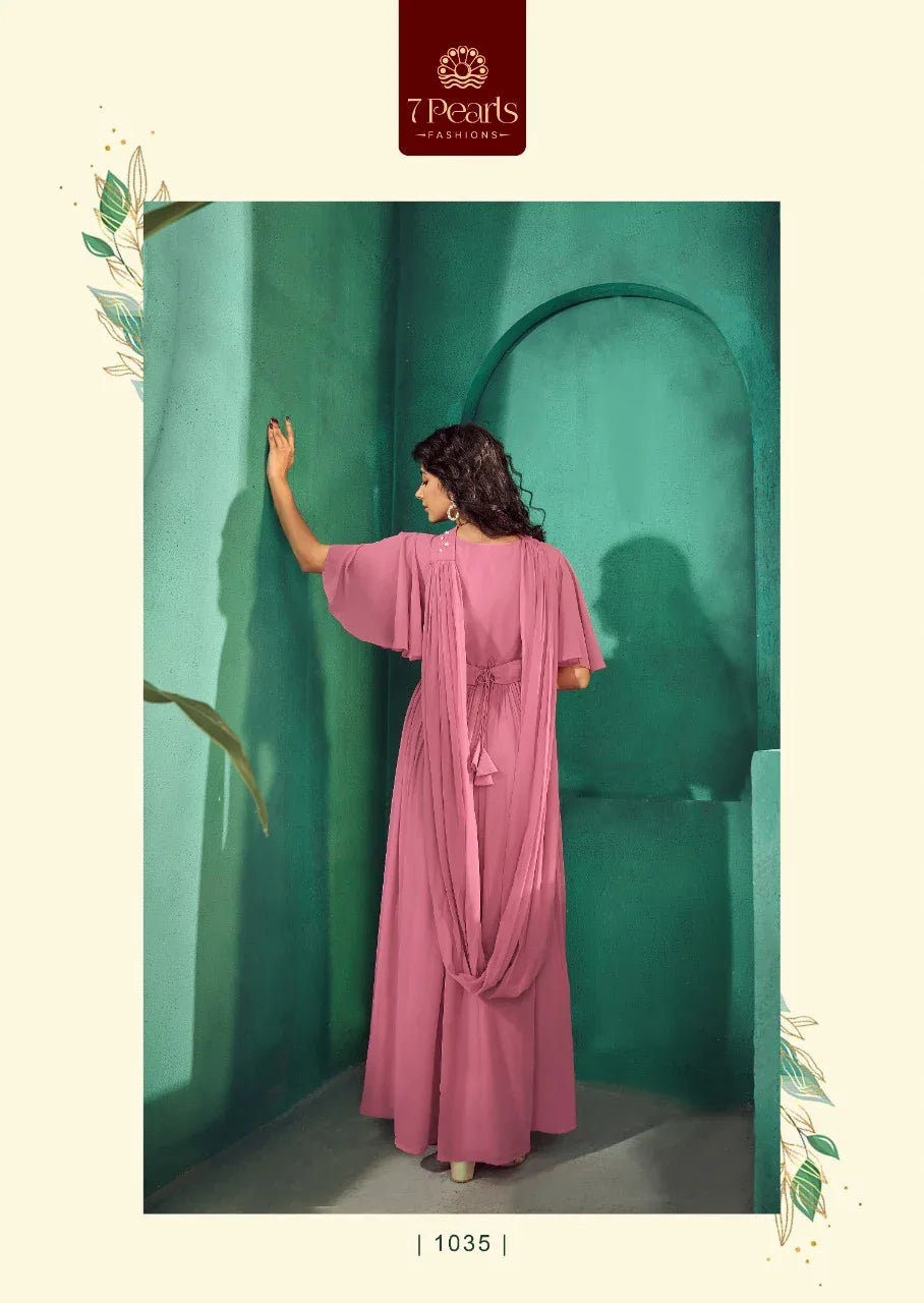 7 PEARLS GEORGETTE WITH INNER SUIT Anant Tex Exports Private Limited