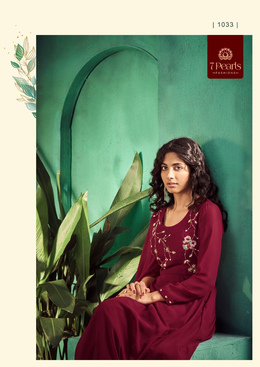 7 PEARLS GEORGETTE WITH INNER SUIT Anant Tex Exports Private Limited