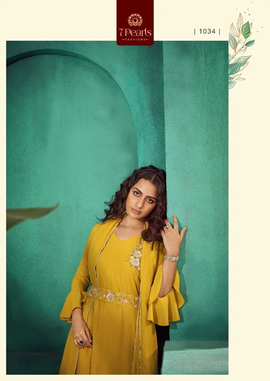 7 PEARLS GEORGETTE WITH INNER SUIT Anant Tex Exports Private Limited