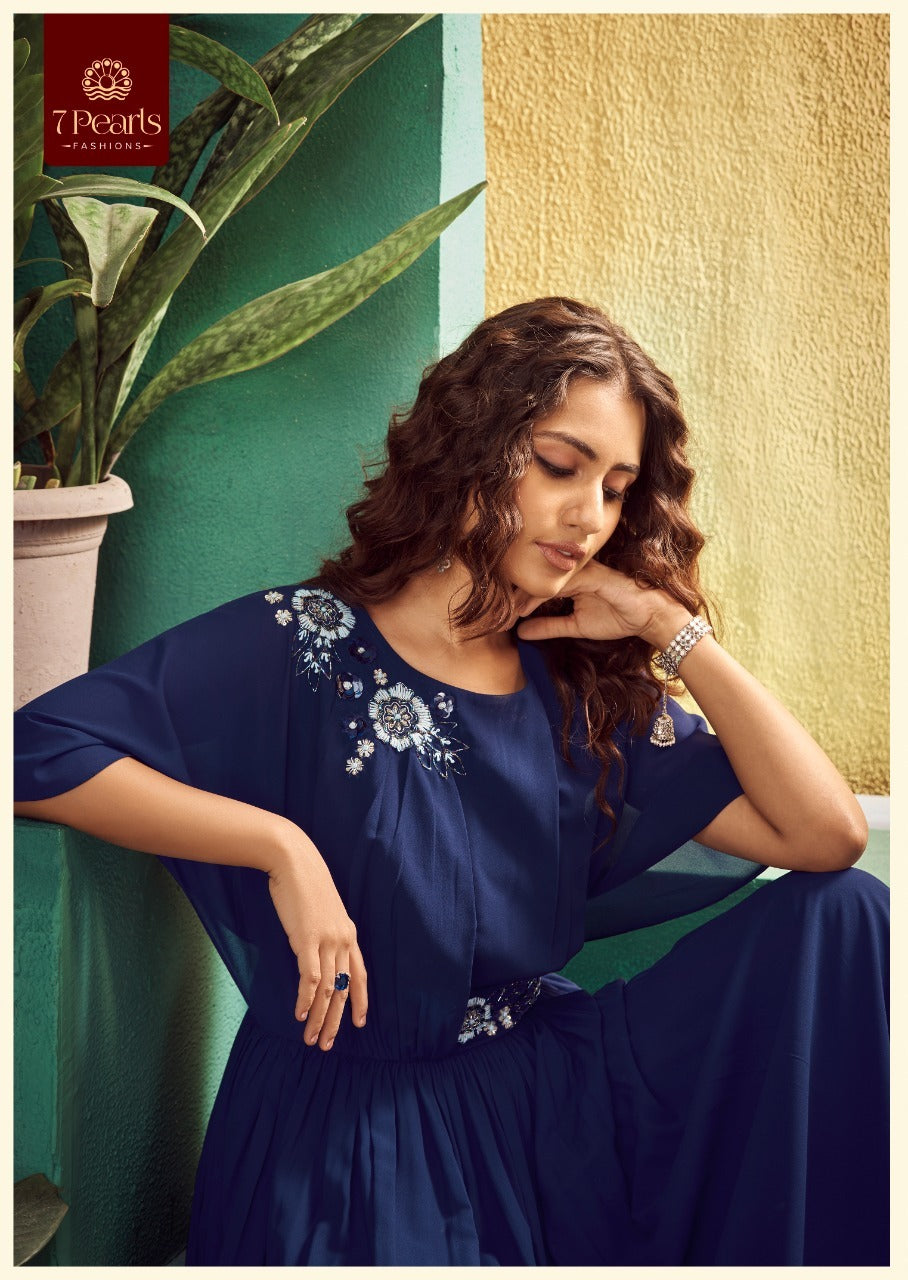 7 PEARLS GEORGETTE WITH INNER SUIT Anant Tex Exports Private Limited