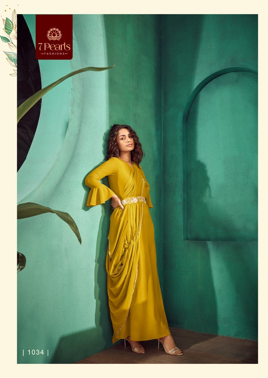 7 PEARLS GEORGETTE WITH INNER SUIT Anant Tex Exports Private Limited