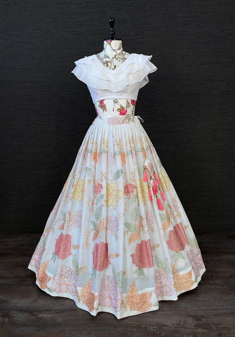 Fancy Top with lehenga Anant Tex Exports Private Limited