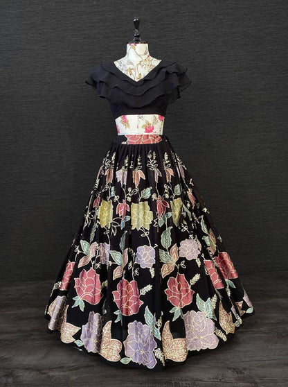 Fancy Top with lehenga Anant Tex Exports Private Limited