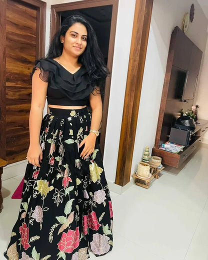 Fancy Top with lehenga Anant Tex Exports Private Limited