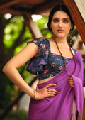 ARUNA 3D VELVET CHIFFON SAREE Anant Tex Exports Private Limited