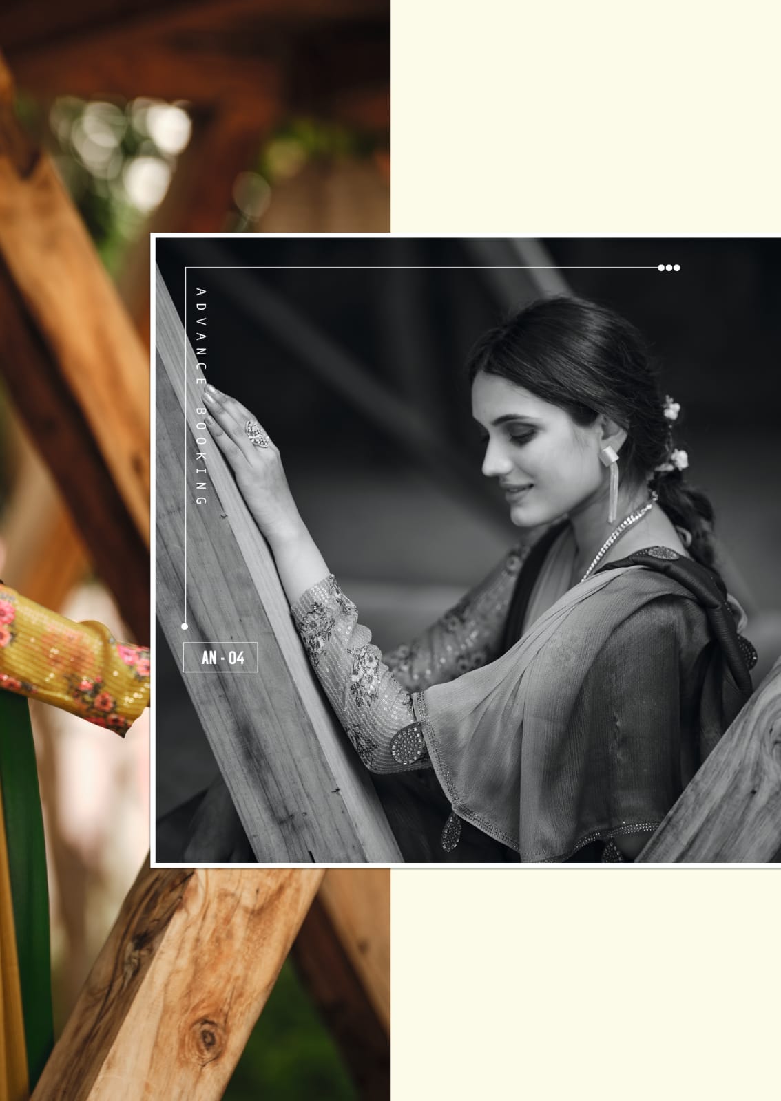 ARUNA 3D VELVET CHIFFON SAREE Anant Tex Exports Private Limited