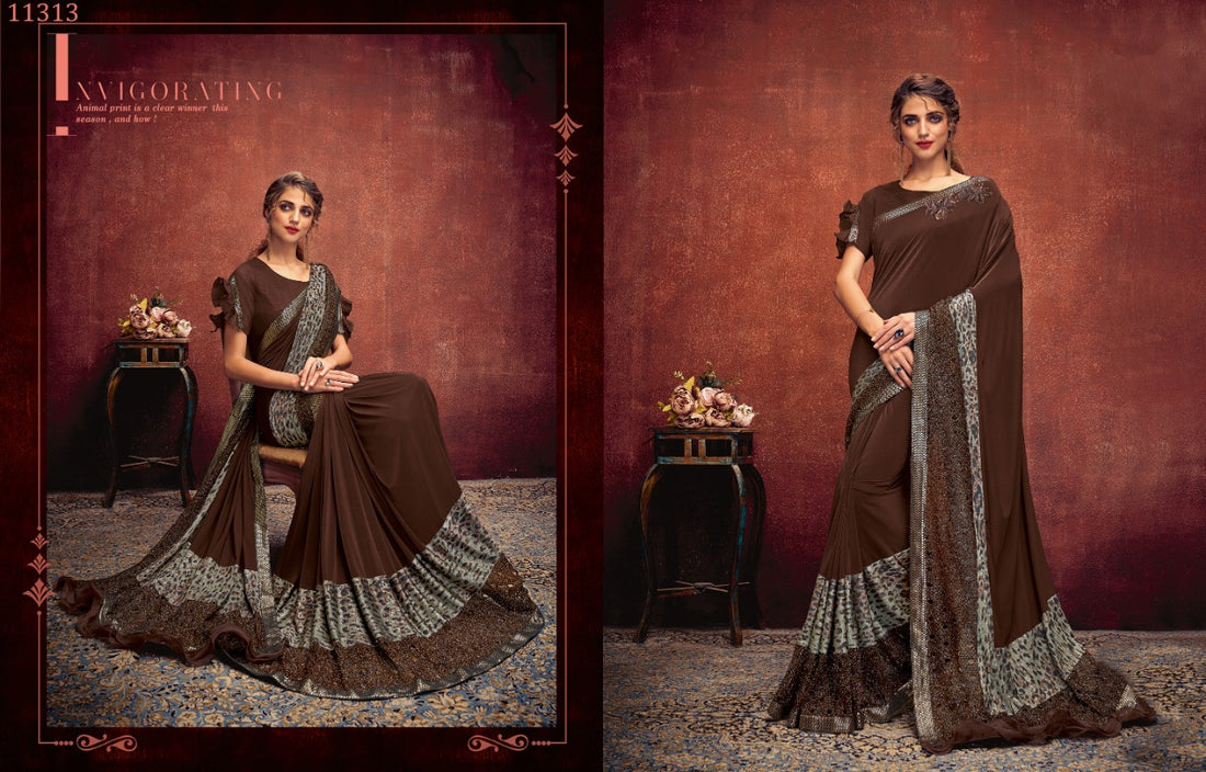 NORITA: 11300 LYCRA FESTIVE WEAR SAREE Anant Tex Exports Private Limited