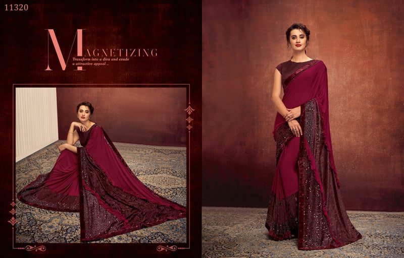 NORITA: 11300 LYCRA FESTIVE WEAR SAREE Anant Tex Exports Private Limited