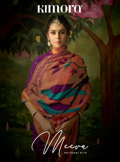 KIMORA MEERA PAITHNI HITS SOFT BRASSO SILK SAREE Anant Tex Exports Private Limited