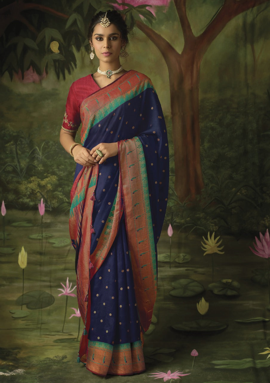 KIMORA MEERA PAITHNI HITS SOFT BRASSO SILK SAREE Anant Tex Exports Private Limited