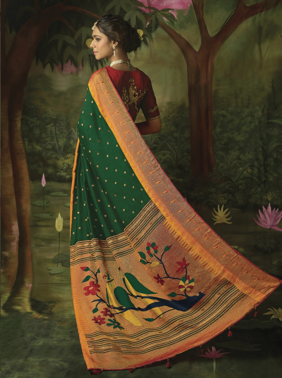 KIMORA MEERA PAITHNI HITS SOFT BRASSO SILK SAREE Anant Tex Exports Private Limited