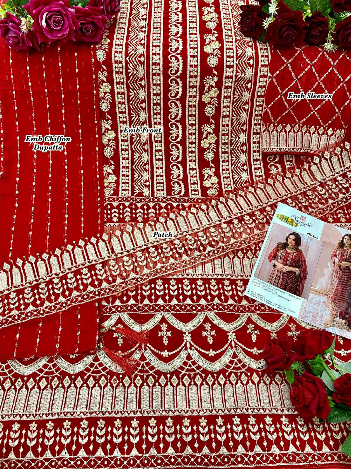 RAMSHA R-498 PAKISTANI SUIT Anant Tex Exports Private Limited