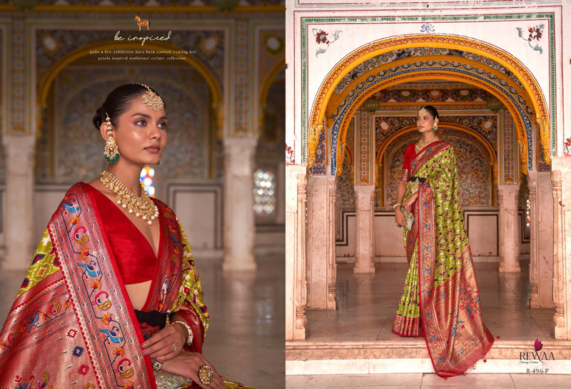 REWAA PATOLA PATHANI SMOOTH SILK WITH PATOLA PRINT SAREE Anant Tex Exports Private Limited