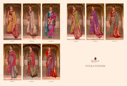 REWAA PATOLA PATHANI SMOOTH SILK WITH PATOLA PRINT SAREE Anant Tex Exports Private Limited